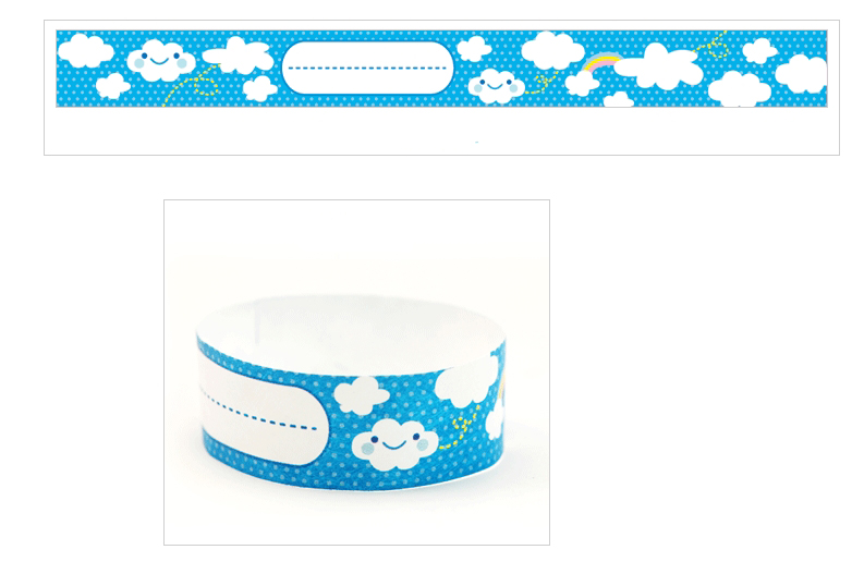 Child Identification Wristband Bracelet Child ID (10pc) eBay